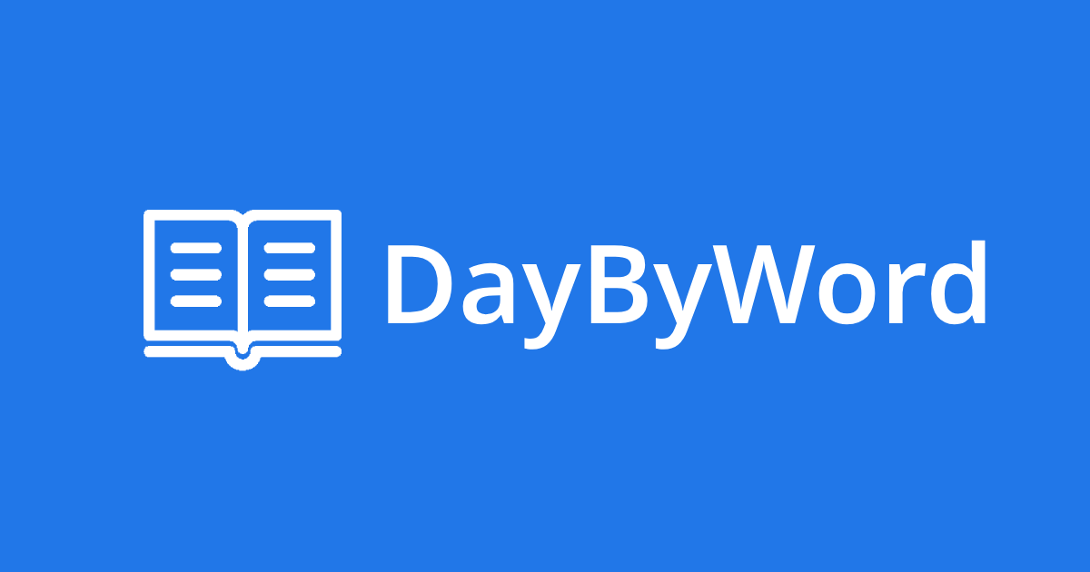 DayByWord - Bible Reading Plan Guide and generator product image